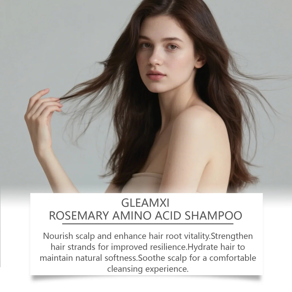 Gleamxi Rosemary Shampoo – Hair Growth & Scalp Oil Control Rosemary Shampoo Qst