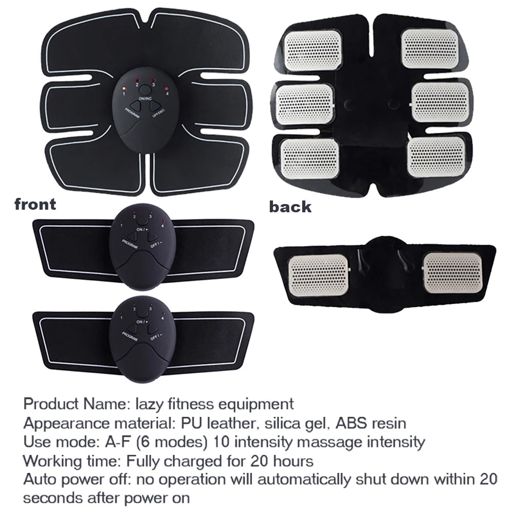 EMS Wireless Muscle Stimulator – Hip & ABS Body Toning Massager EMS Body Massager Qst