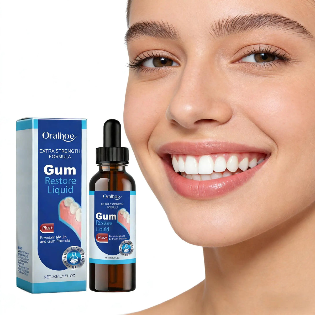 Qme Gum Repair Serum – Fresh Breath & Brighter Teeth Oral Care Serum Qme