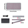 Jecaliz LED Light Therapy Belt 660nm 850nm – Waist & Back Wrap LED Light Therapy Belt Qst 60Leds With Box-B