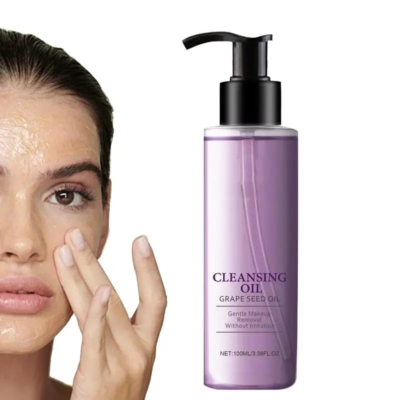 Grape Facial Cleansing Oil – Non-Greasy Moisturizing Remover Facial Cleansing Oil Qme