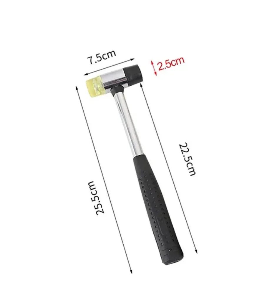 Double Face Soft Rubber Mallet – Nylon Head Tap Hammer | Qme Rubber Mallet Qme 25MM