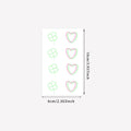 Waterproof Temporary Tattoo Stickers – Heart & Clover Designs Temporary Tattoo Stickers Qme LX-928