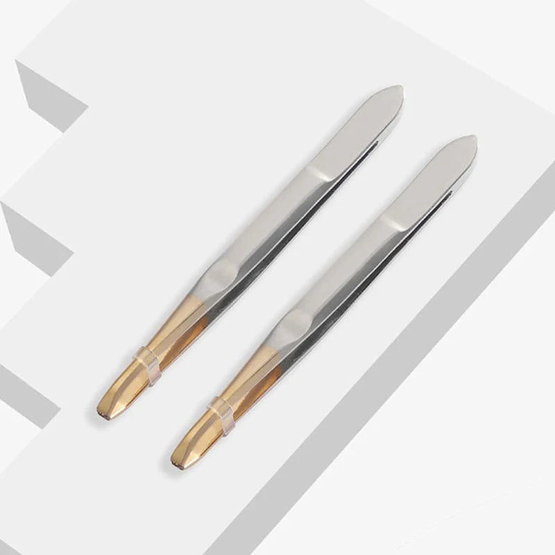 Stainless Steel Eyebrow Tweezers – Precision Makeup Tool Eyebrow Tweezers Qst