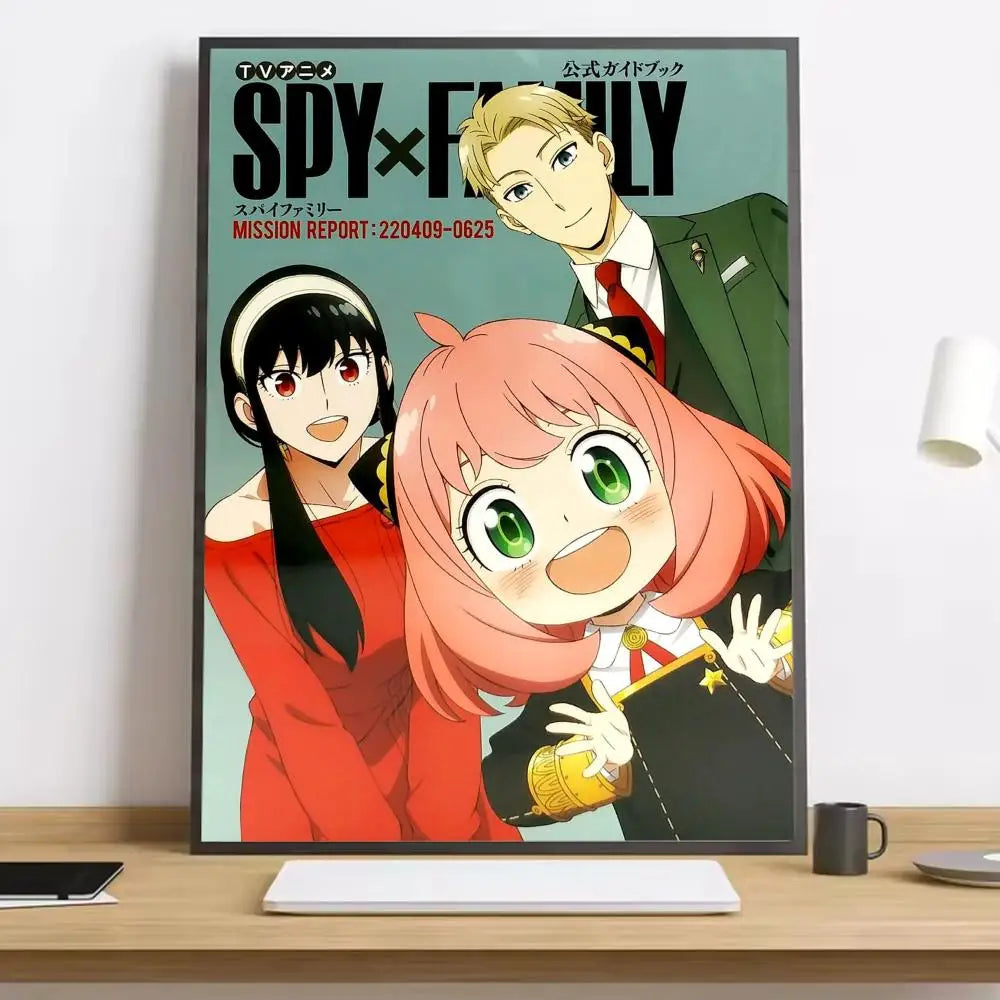 Spy x Family Anya HD Canvas Poster – Anime Wall Art Decor