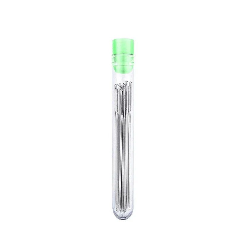 25-Piece Large Eye Stitching Needles – Steel Yarn & Leather Sewing Needle Set Qme 25pcsset