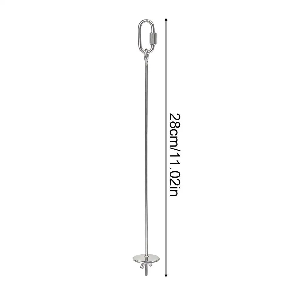 Stainless Steel Bird Cage Food Skewer & Fruit Stick Holder Bird Cage Accessory Qme large