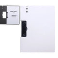 A4 File Folder Clipboard & Document Organizer – 6 Colors Clipboard File Folder Qme White