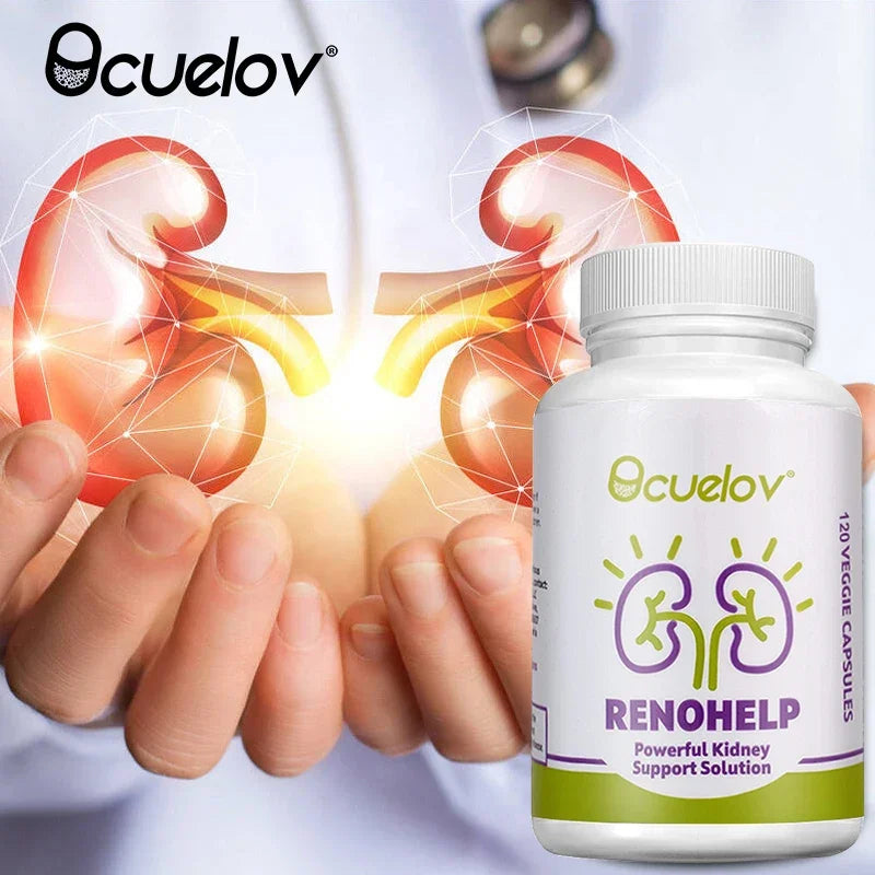 Bcuelov Natural Kidney Support Supplement | 30/60/120 Capsules Kidney Support Supplement Qst