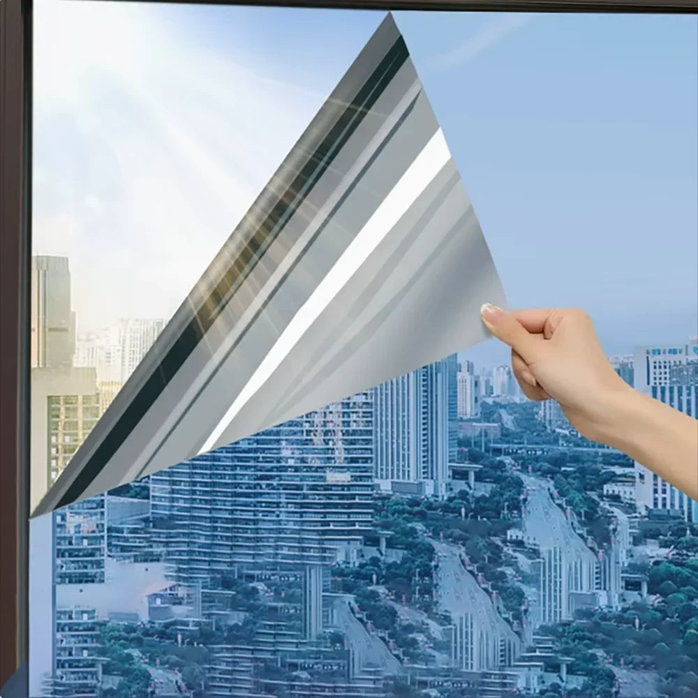 One-Way Mirror Window Film – UV Block & Thermal Insulation Window Privacy Film Qme