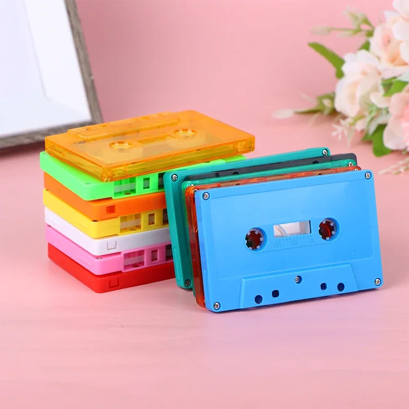 Blank Cassette Tape Shell | Empty Magnetic Recording Case Cassette Tape Shell Qme