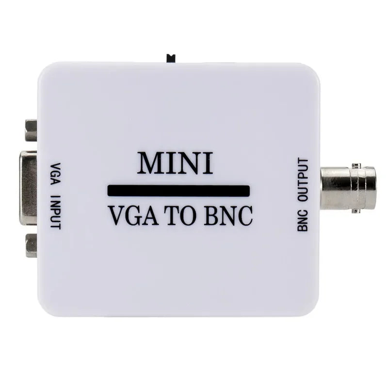 VGA to BNC Video Converter Box – Computer to Monitor Adapter Video Signal Converter Qme