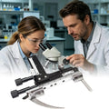 Microscope Mobile Stage with Scale – Attachable Specimen Slide Microscope Accessory Qme China Mainland