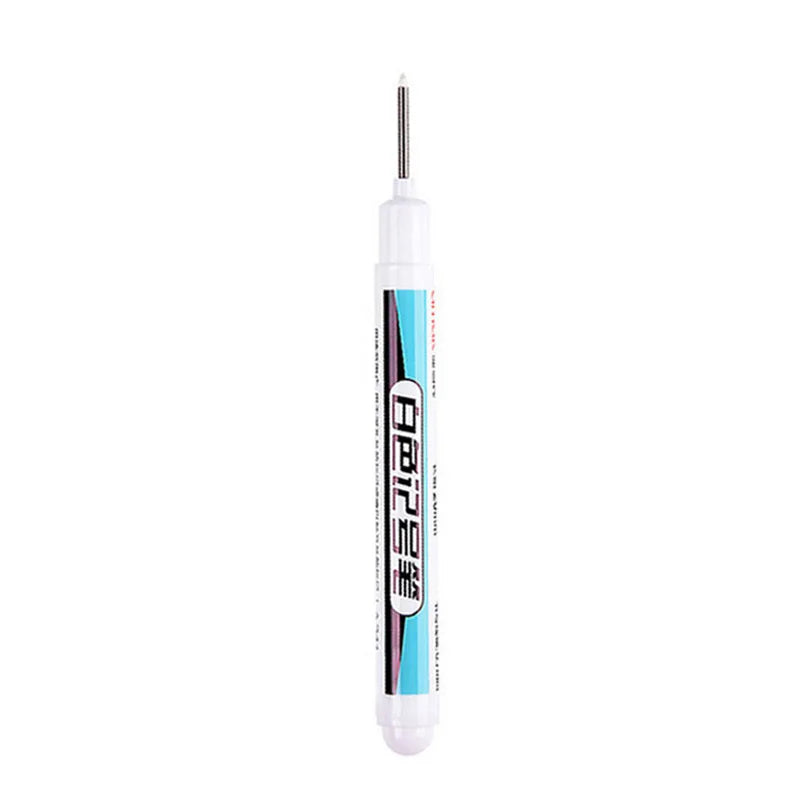 White Deep Hole Paint Marker Pen – Waterproof & Permanent Paint Marker Pen Qme 0.7mm White-1pcs