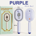 Electric Steam Spray Hair Brush – Air Cushion Scalp Massager Electric Hair Brush Qst Purple-With Box