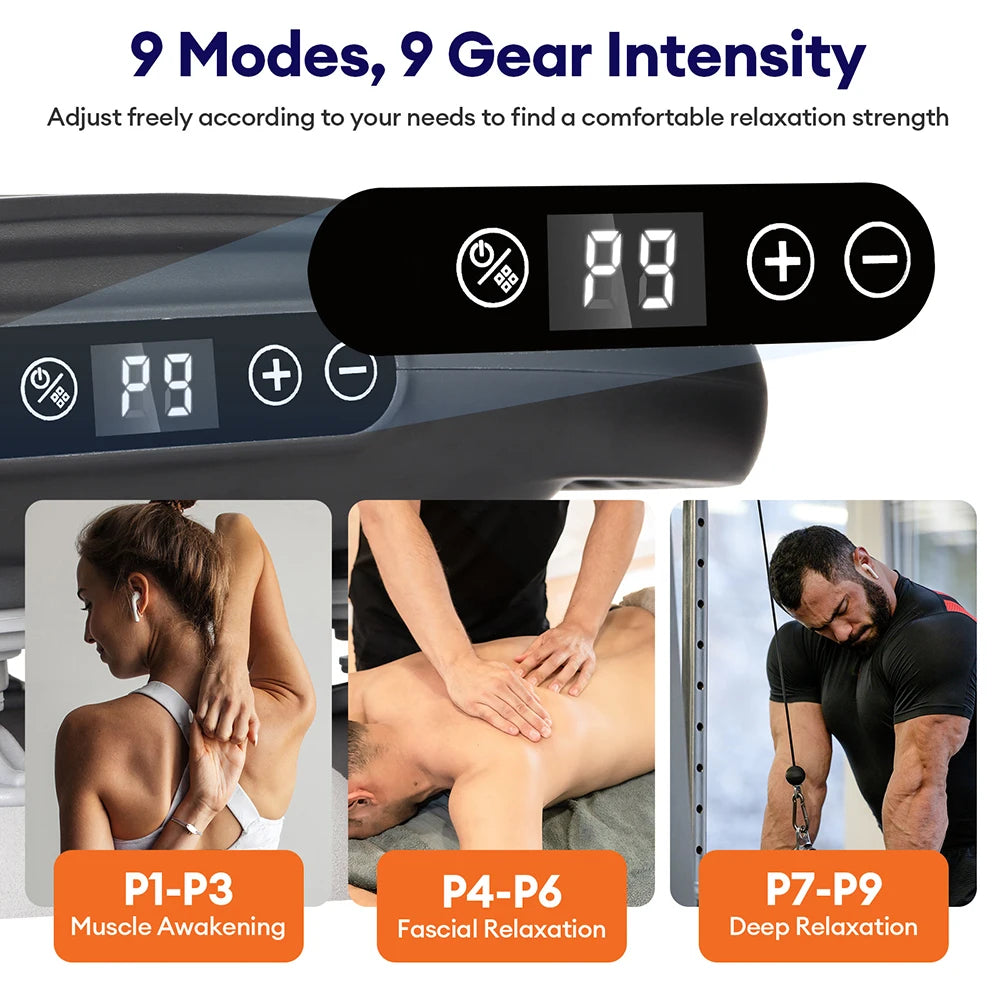 16-Head Percussion Massage Gun – Full Body Fascia Massager Percussion Massage Gun Qst
