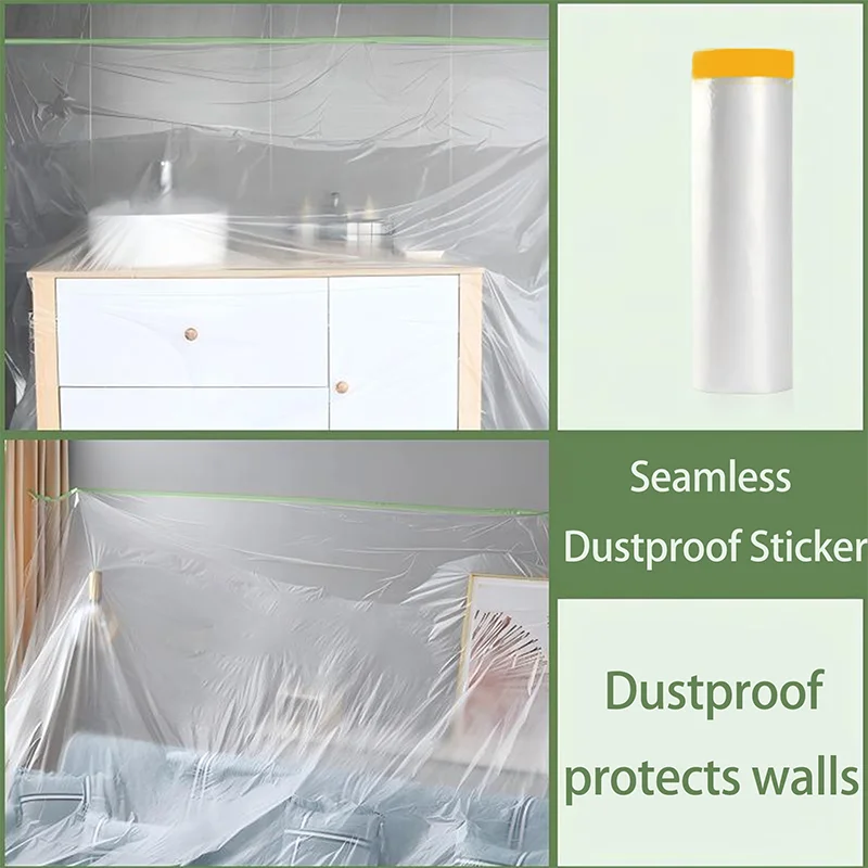 Dust-Proof Protective Film Cover for Furniture & Renovation Furniture Dust Cover Qme