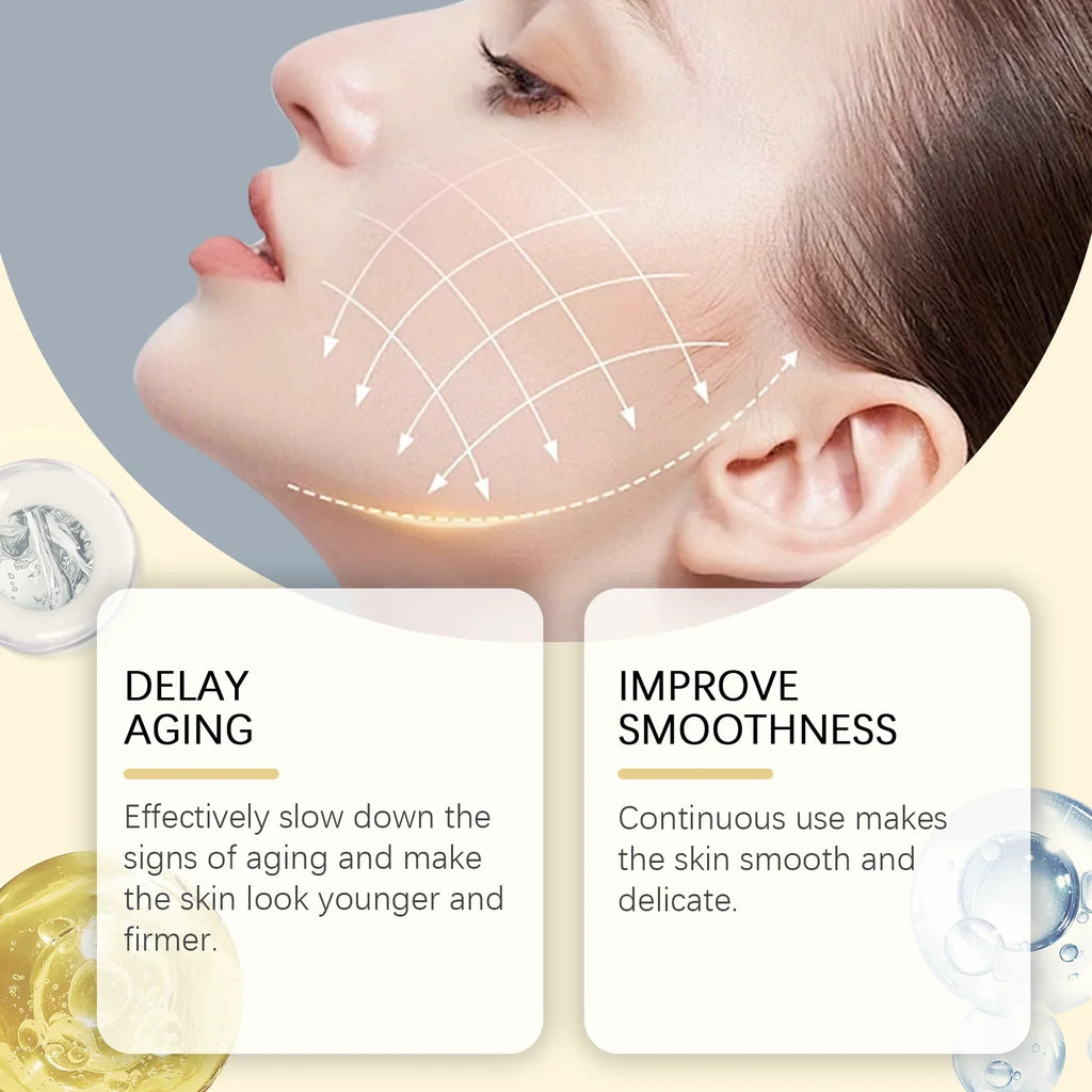 24K Gold Collagen Face Cream – Firming & Anti-Wrinkle Gold Collagen Face Cream Qme