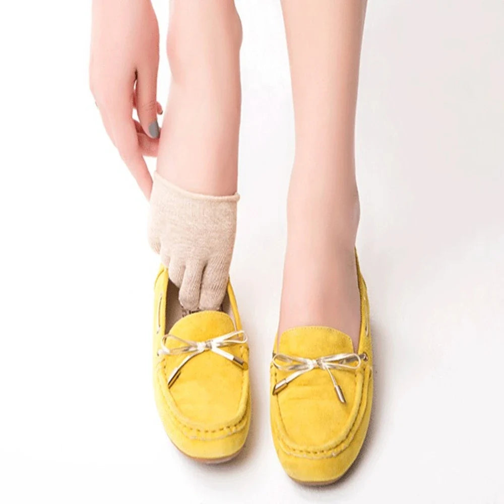 Women's Five Toe Half Palm Socks – Invisible High Heel Forefoot Pad Forefoot Toe Socks Qme