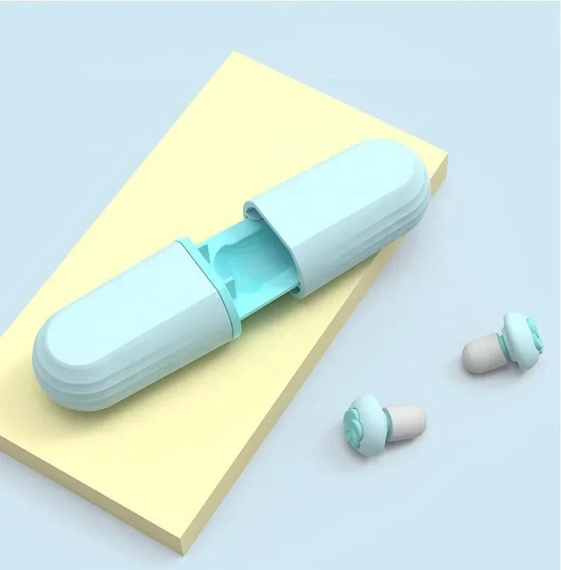 Memory Foam Earplugs for Small Ear Canals – Noise Reduction Noise Reduction Earplugs Qme blue