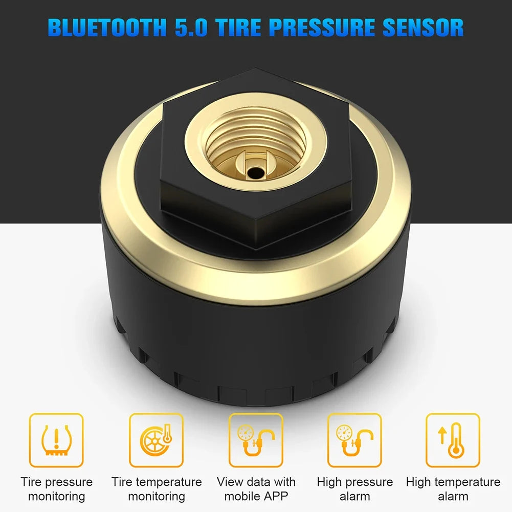 Bluetooth Tire Pressure Monitor System – App TPMS | Qme Tire Pressure Monitor Qme