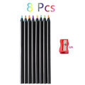 Rainbow Gradient Pencils 8 & 16 Pack – No-Dust, Dreamy Colors Colored Pencil Set Qme 8 colors