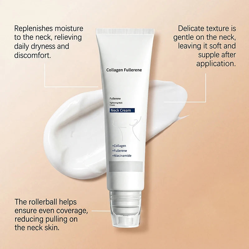 Roller Massage Neck Cream 50g – Moisturizing & Firming Neck Cream Qst