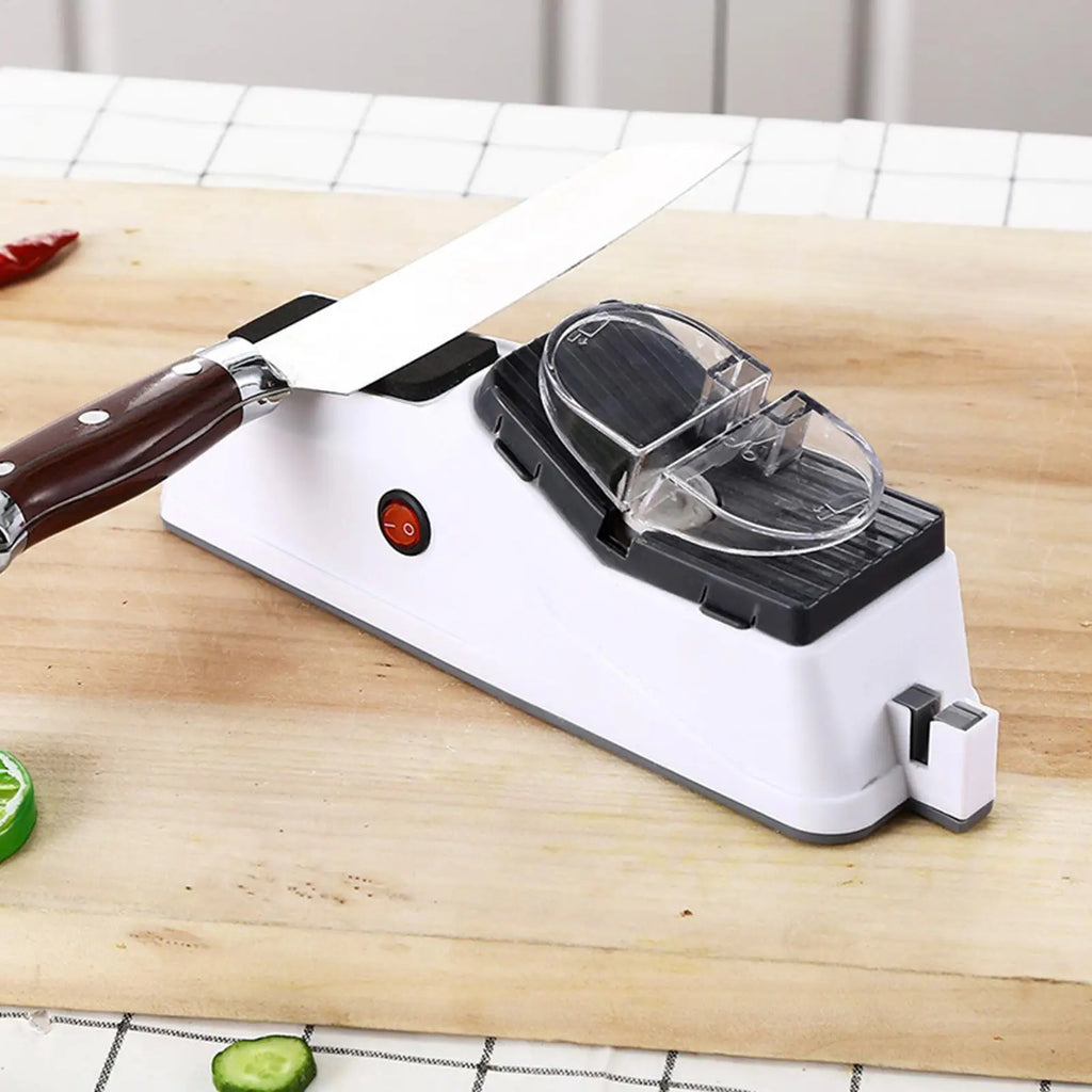 Electric Knife Sharpener – Pro Quick Kitchen Sharpening Tool Electric Knife Sharpener Qme