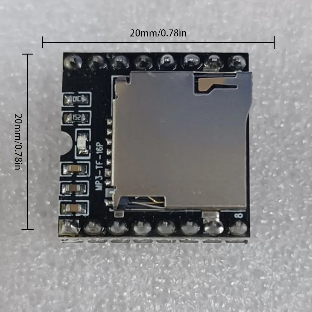 Mini MP3 Player Module – TF Card & USB for Arduino MP3 Player Module Qme