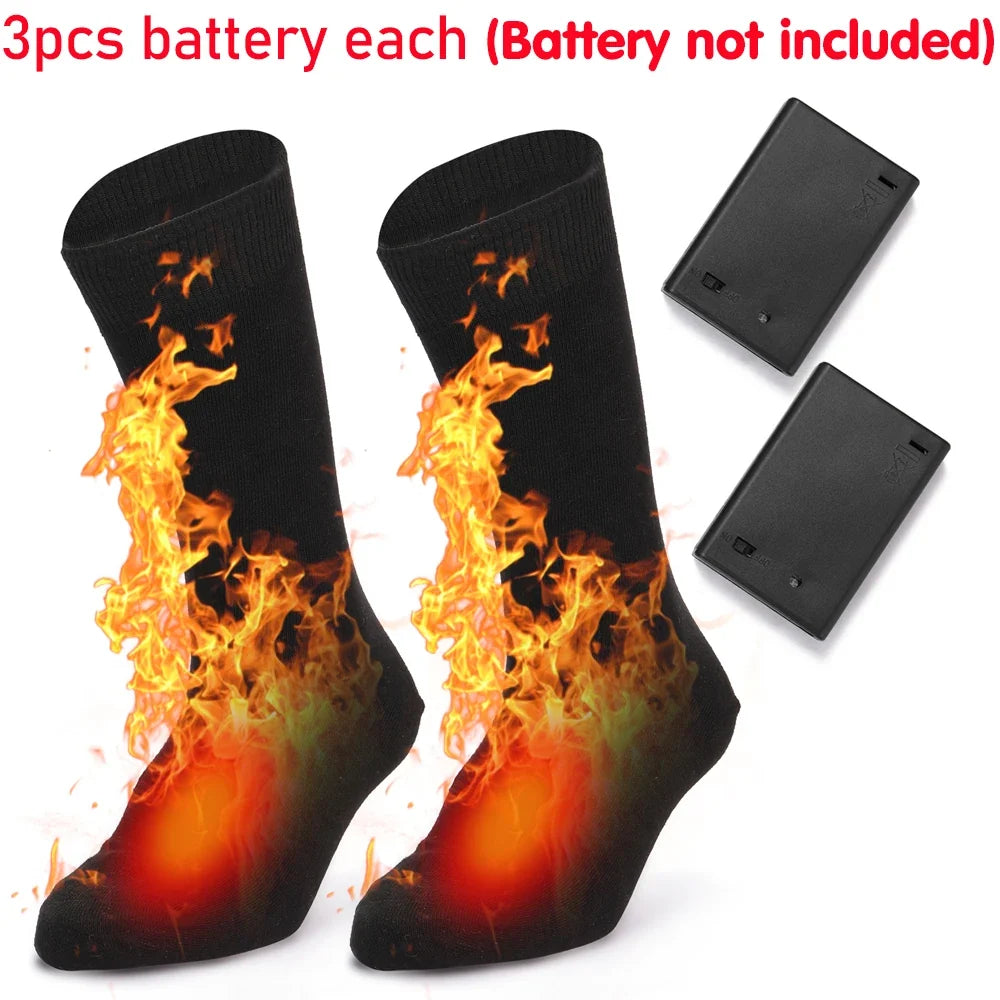 Electric Heated Socks Rechargeable USB | One Size, 6 Colors Electric Heated Socks Qme 3 Battery Warehouse China Mainland