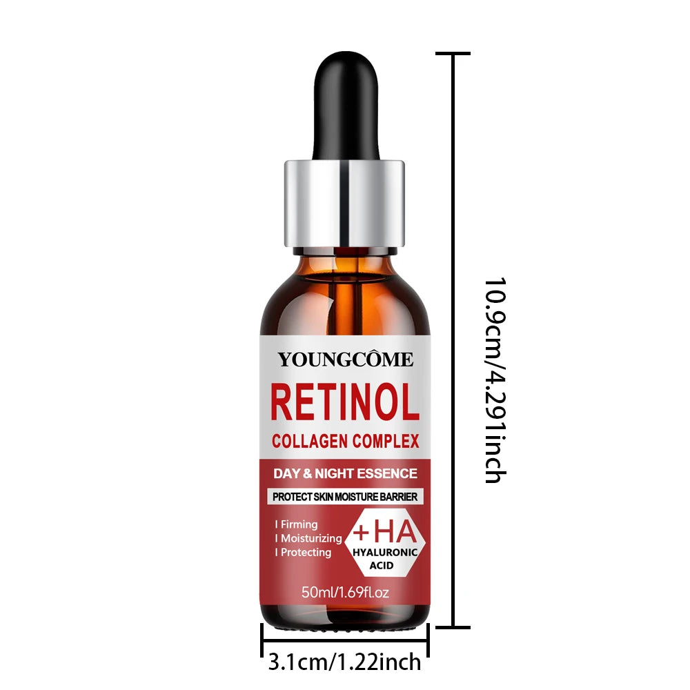 YOUNGCOME Retinol Day & Night Face Serum – Anti-Aging Retinol Face Serum Qst 50ml