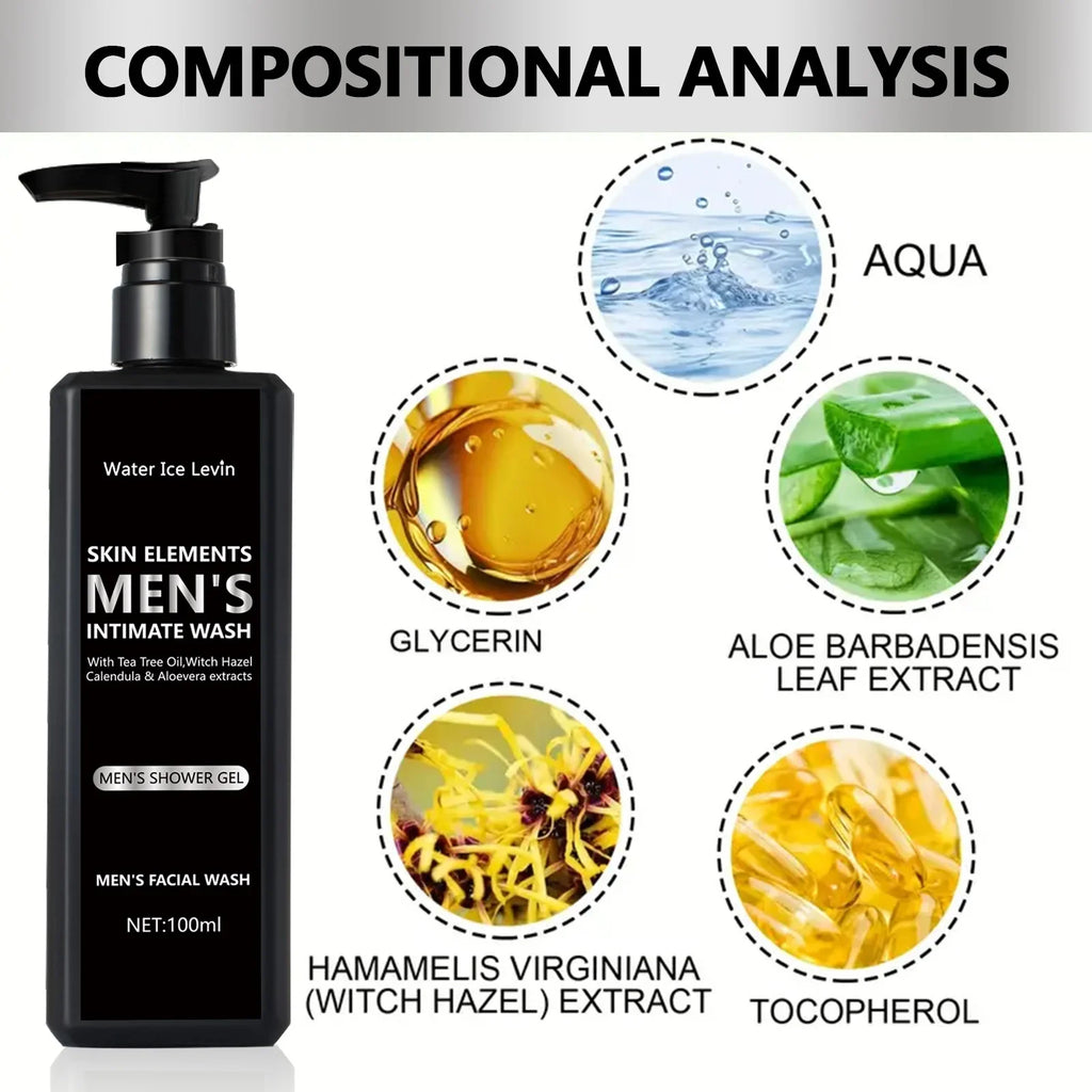 Men's Daily Facial Cleanser – Oily Skin, Deep Cleansing 100ml Men's Facial Cleanser Qme