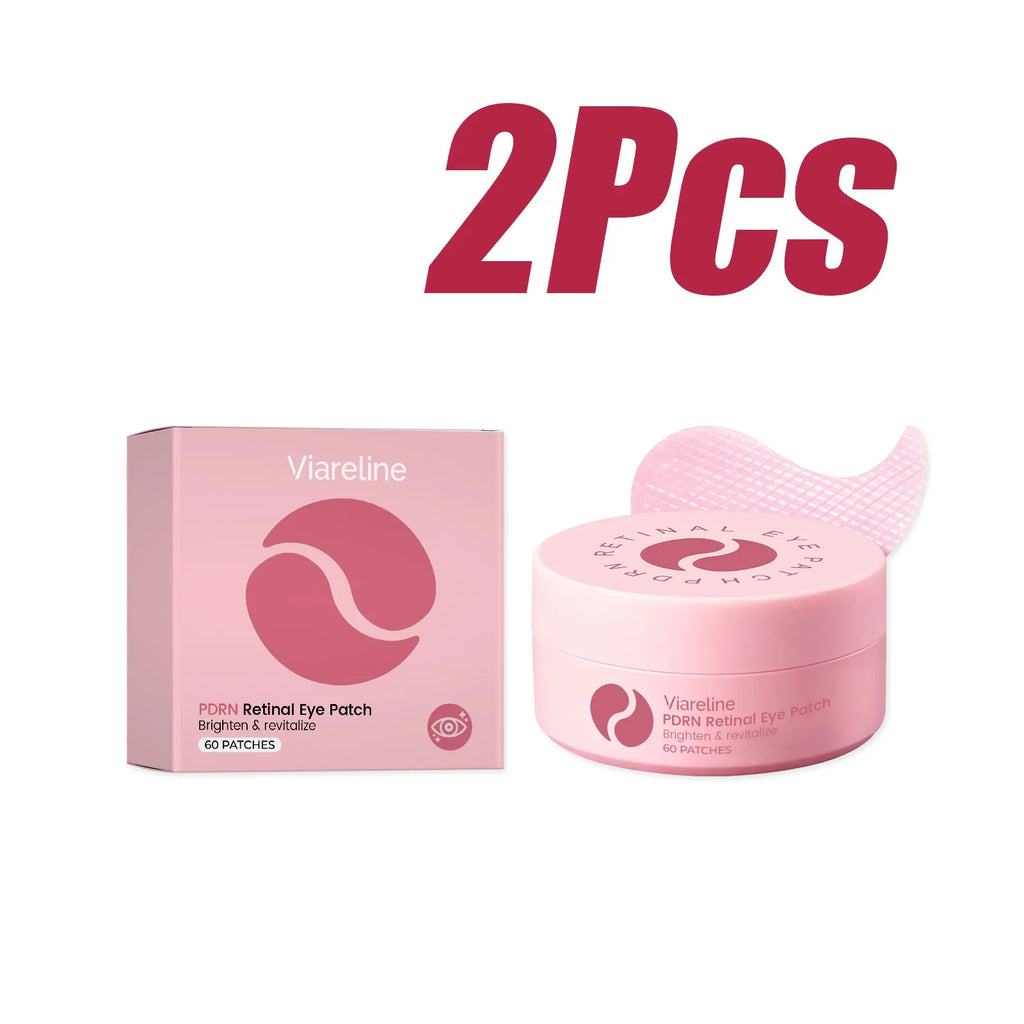 Retinol Hydrogel Eye Patches – Brightening Under-Eye Mask Hydrogel Eye Patches Qme 2 x 60pcs Boxed