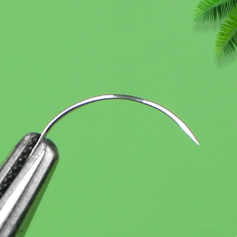 Non-Absorbable Suture Thread & Needle Double Eyelid Tool Set Eyelid Suture Tool Qme