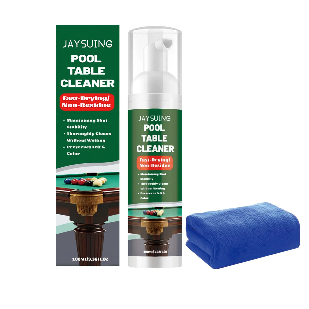 Pool Table Cleaner Spray | Felt Care & Ball Polish – Qme Pool Table Cleaner Qme 100ML Boxed