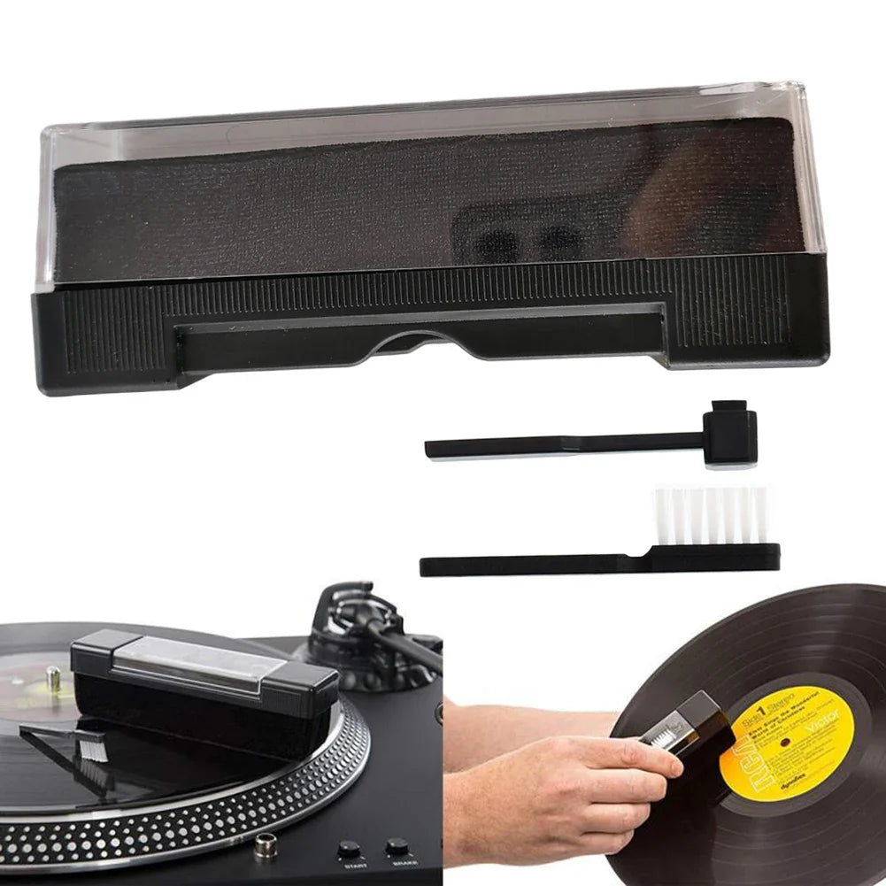 Vinyl Record Cleaning Brush & Dust Remover Tool Record Cleaning Brush Qme