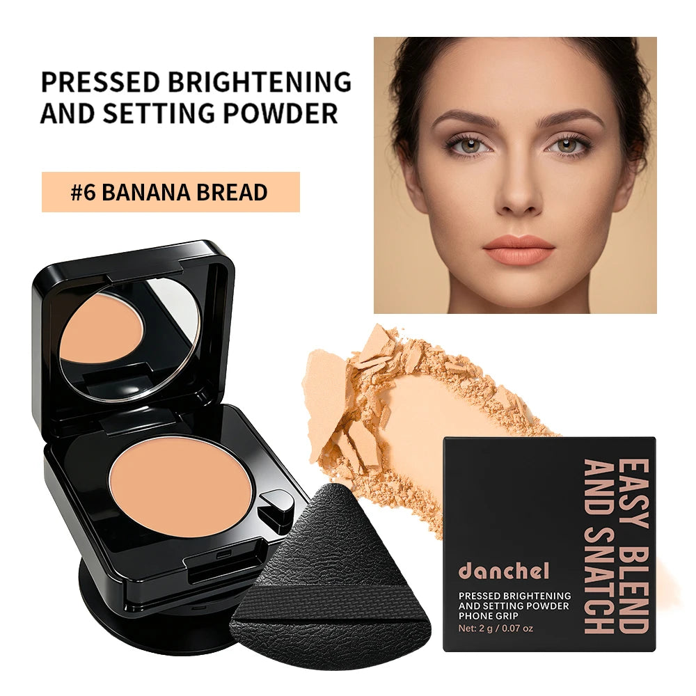 Mini Travel Setting Powder – Oil Control Pressed Powder Compact Setting Powder Compact Qst 06