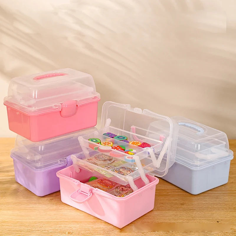 Kids Hair Accessories Organizer Box | 6 Colors | Qme Hair Accessories Organizer Qme