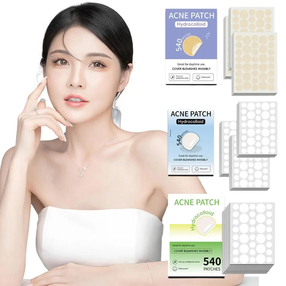 Hydrocolloid Pimple Patches Mixed Sizes – Circle Star Heart Pimple Patches Qme