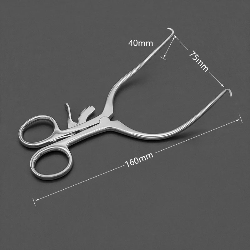 Titanium Steel Mastoid Skin Retractor – Adjustable Multi-Hook Surgical Retractor Qme