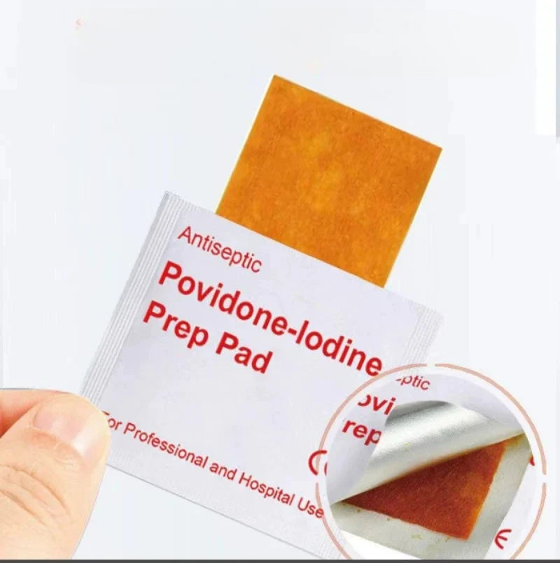 Portable Iodine Disinfection Swabs – Outdoor First Aid Kit Antiseptic Swabs Qme