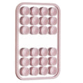 24 Suction Cup Silicone Phone Holder – Mirror Mount Stand Silicone Phone Stand Qme Pink