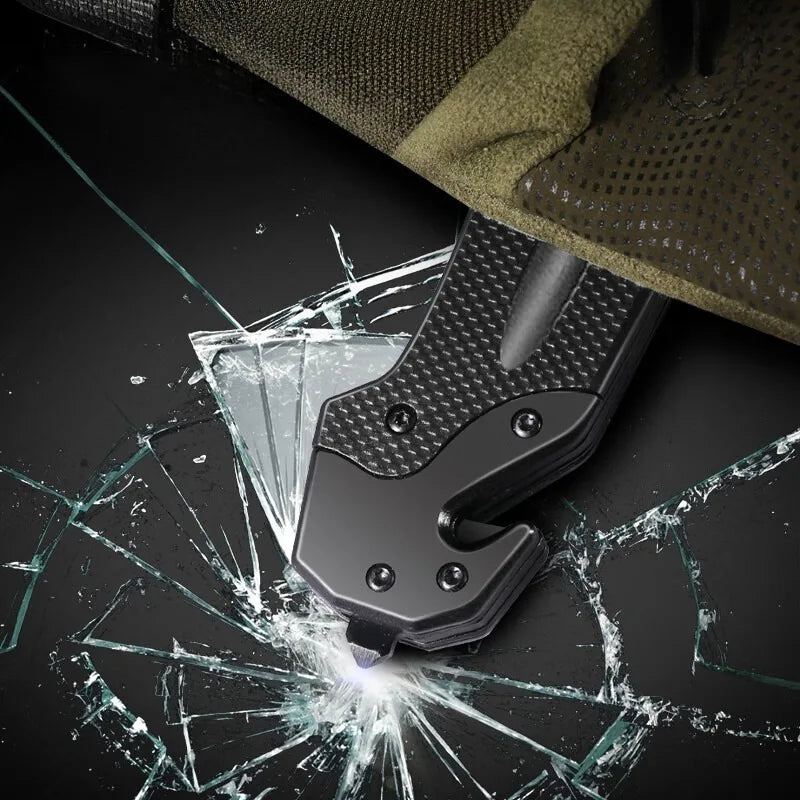 PLYS Stainless Steel Folding Pocket Knife – Outdoor BBQ Folding Pocket Knife Qst