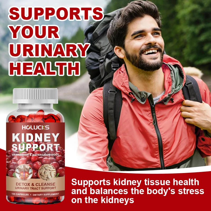 Pure Kidney Support Capsules – Cranberry & Horsetail Herbal Blend Herbal Supplement Capsules Qst