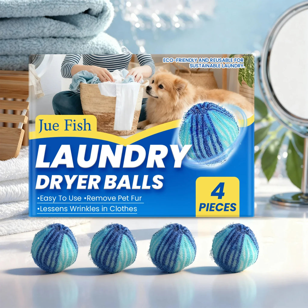 Reusable Pet Hair Removal Ball for Laundry – Gentle & Effective Laundry Cleaning Ball Qme