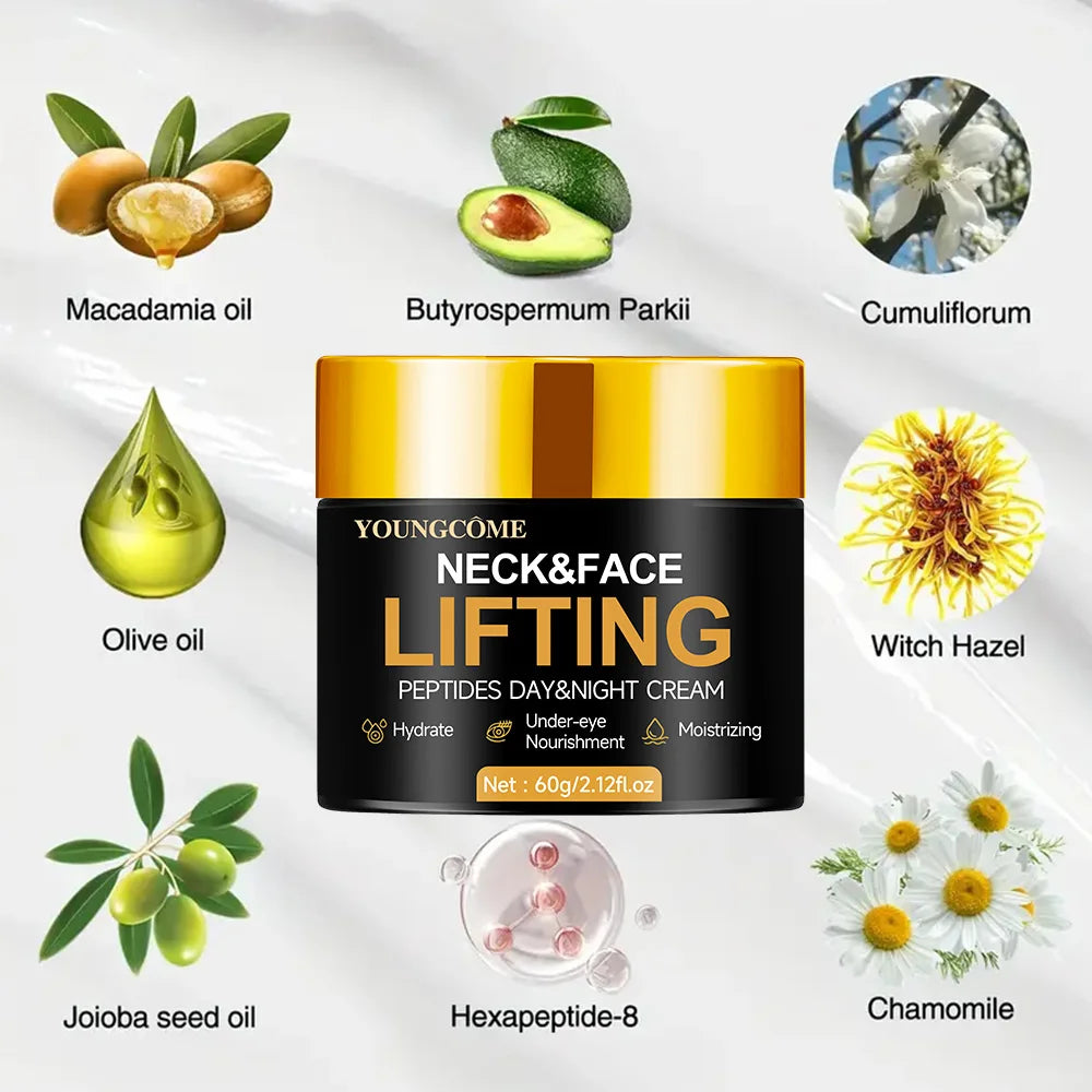 YOUNGCOME Neck & Face Moisturizing Firming Cream 30/60g Face & Neck Cream Qst