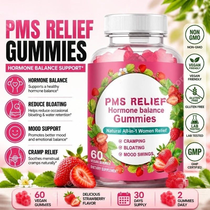 Women's Daily Wellness Gummies – B6, Collagen, Probiotics, 60ct Wellness Supplement Gummies Qst