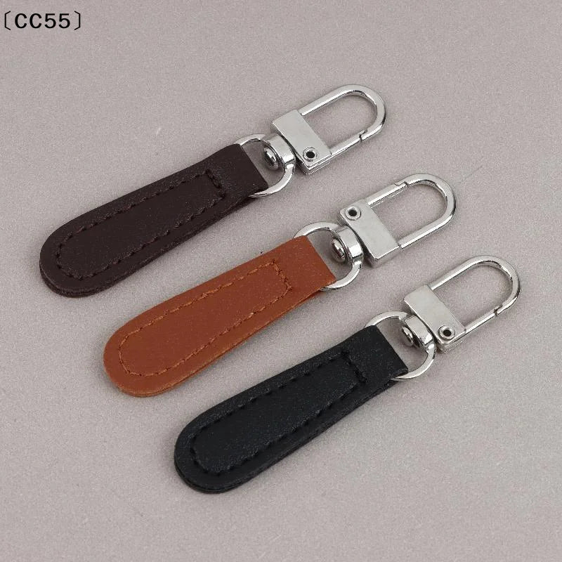 4pcs PU Leather Zipper Pull Tab Replacement for Bags & Luggage Zipper Pull Tabs Qst