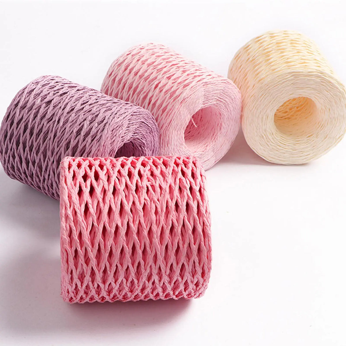 Natural Raffia Yarn 150m Roll – DIY Craft Ribbon for Hats & Gifts Craft Raffia Ribbon Qst