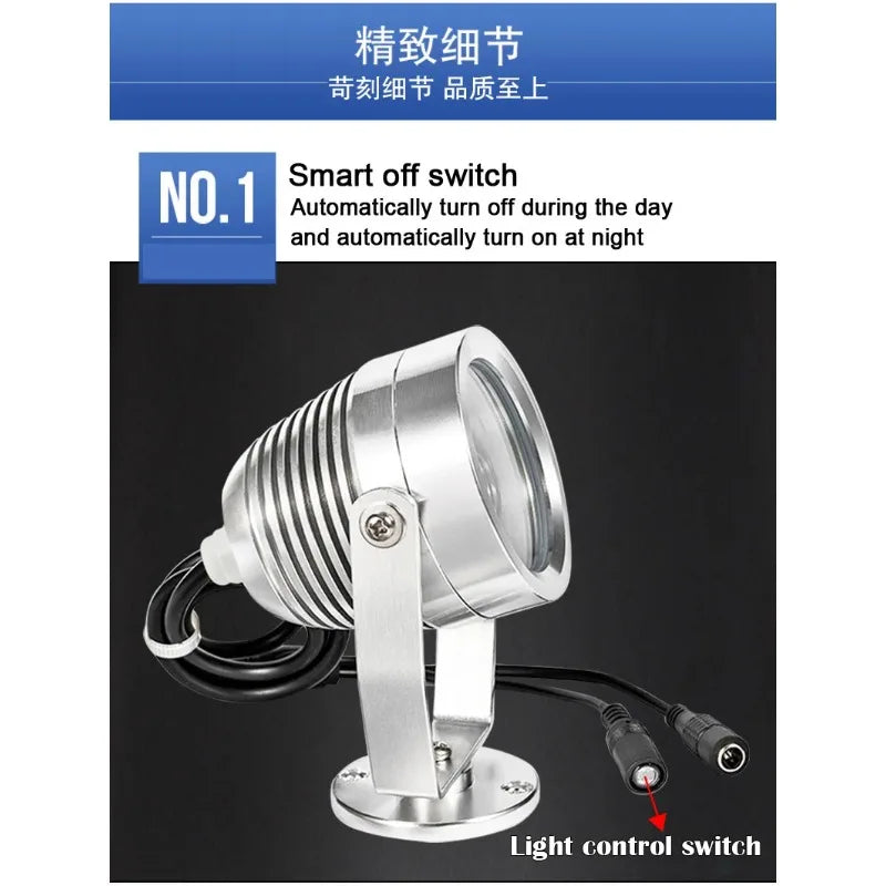 850nm IR LED Fill Light – Security Camera Auxiliary Illuminator IR Camera Illuminator Qme